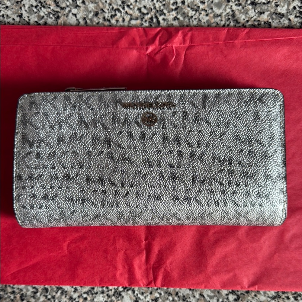 Michael Kors Silver Wallet